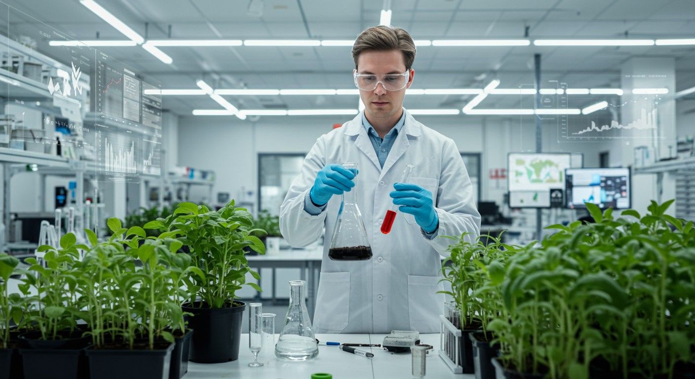 A fenntartható agrárkémia csökkenti a környezeti terhelést.