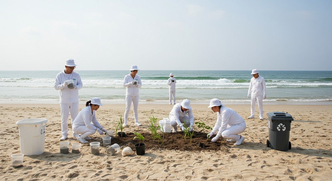 A hidrofób homok csökkenti a vízfogyasztást és ökológiai lábnyomot.