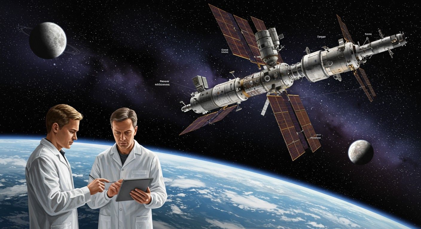 A Mir űrállomás volt az első hosszú távú laboratórium az űrben.