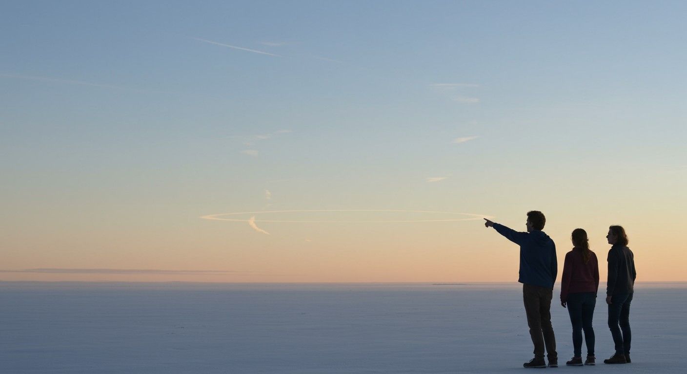 A légköri refrakció miatt a látható horizont távolabb van.
