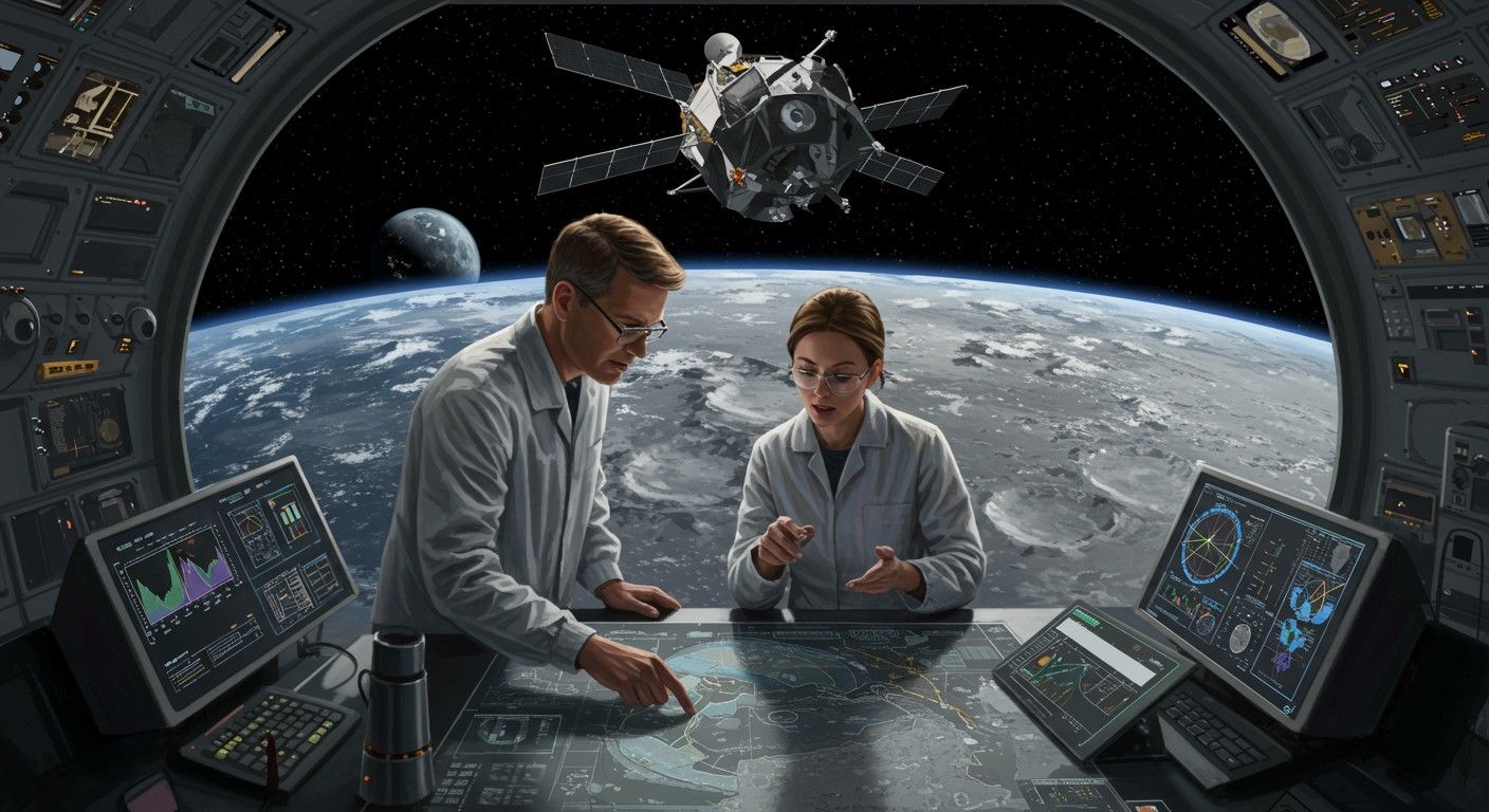 A Lunar Orbiter 5 teljesítette a küldetést a Holdon.