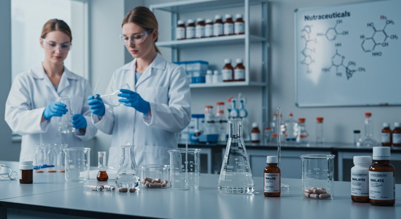 A malátok szerepe fontos a gyógyszergyártásban és táplálékkiegészítőkben.