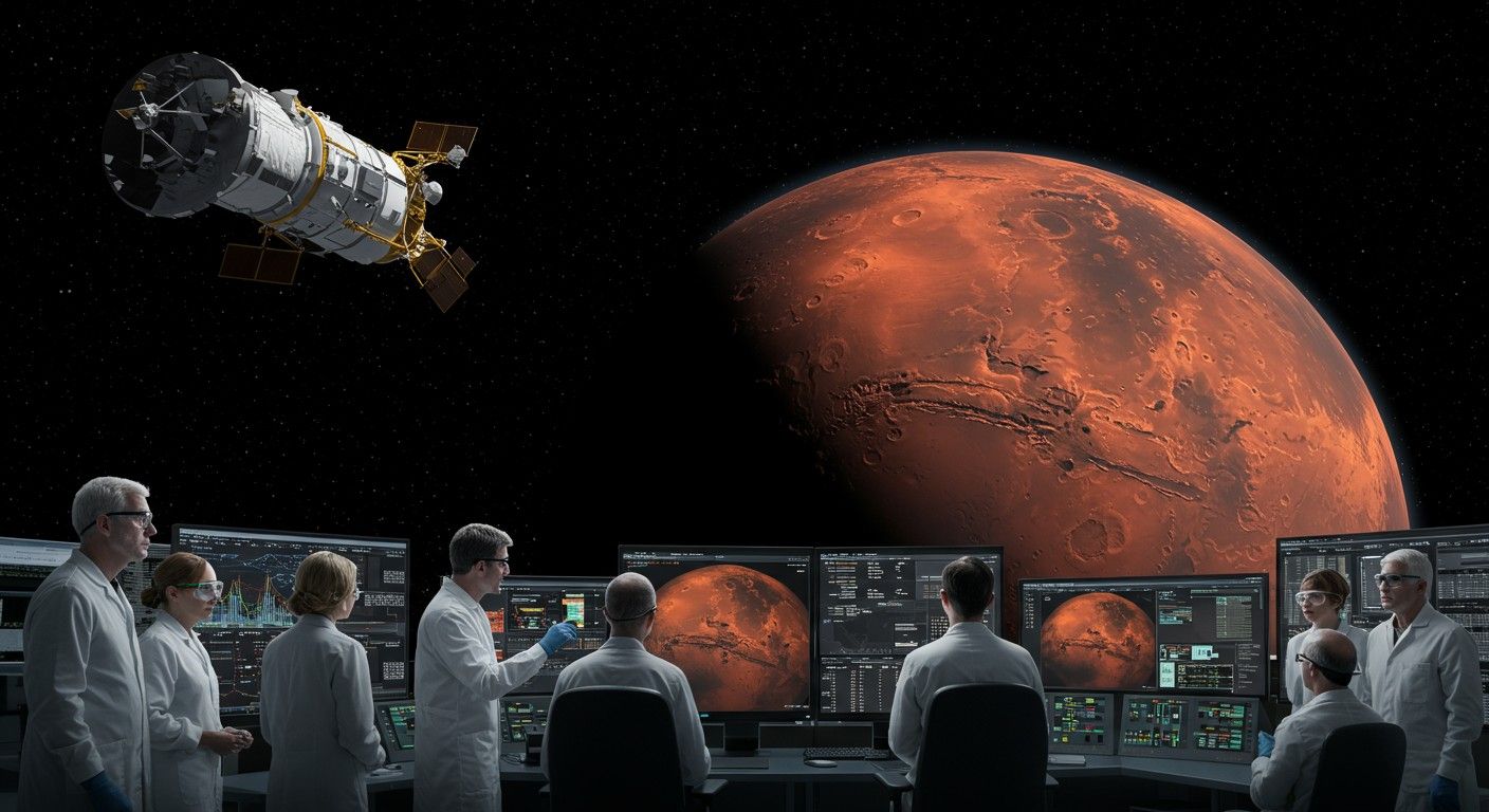 A Mariner 4 első ízben küldött közeli képeket Marsról.