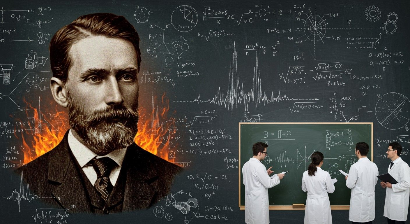 Maxwell démona a hőmérséklet és információ kapcsolatát fedi fel.