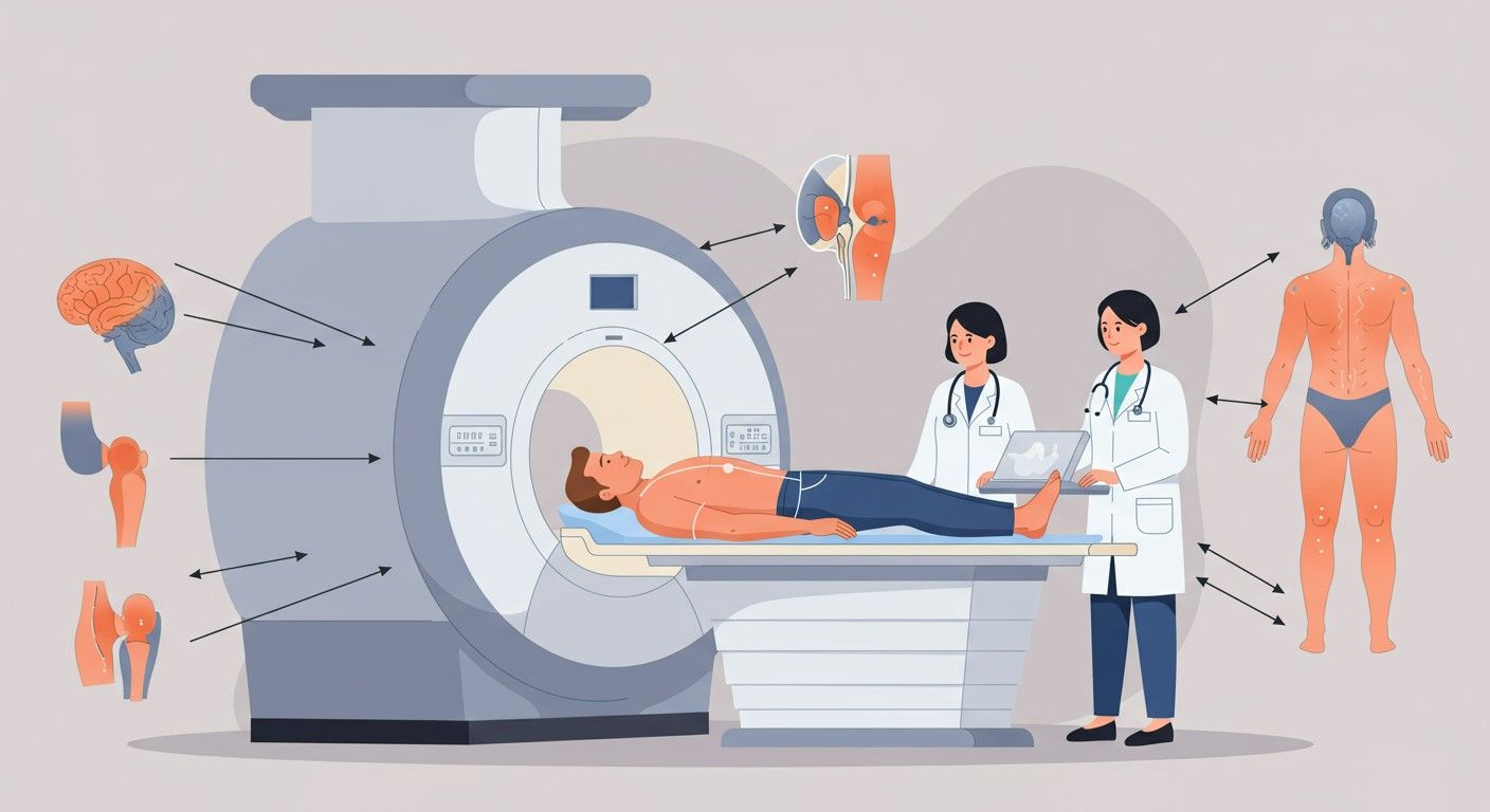 Az MRI agy, gerinc és ízületek állapotát vizsgálja.