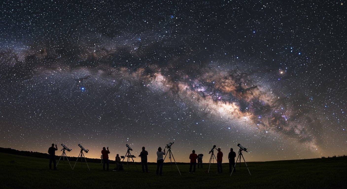 A Nagy Medve területén több csodás galaxis található.