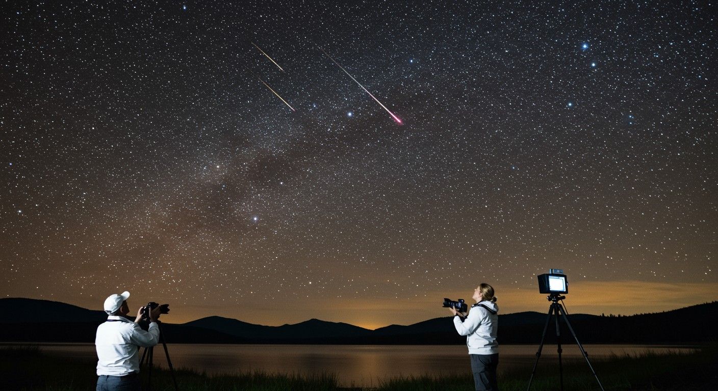 Meteorok megfigyeléséhez érdemes sötét helyet választani.