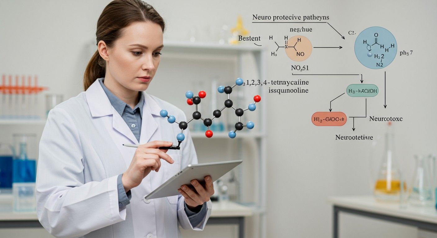 A 1-metil-1,2,3,4-tetrahidroizokinolin neuroprotektív hatásai figyelmet érdemelnek.