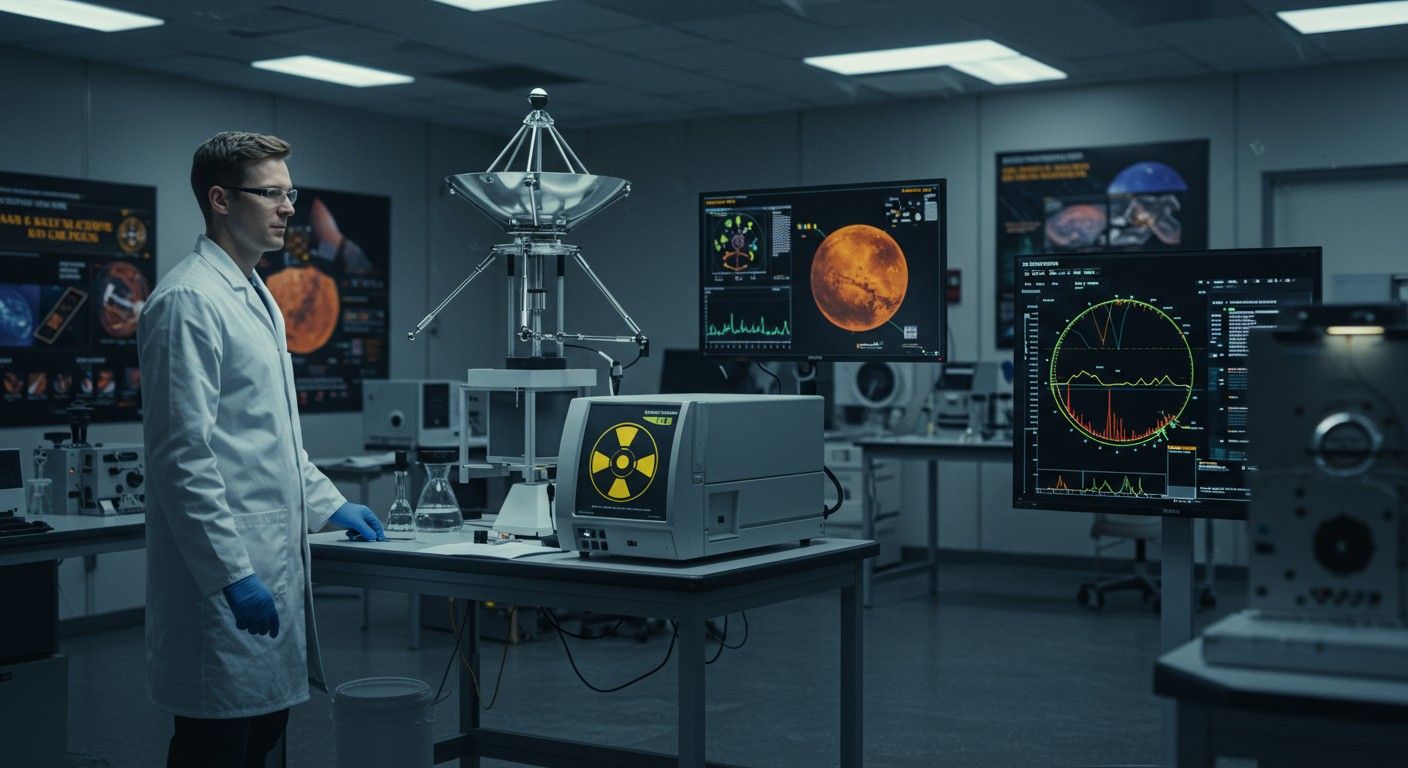 A sugárzásmérés kulcsfontosságú a Mars-expedíciók biztonságában.