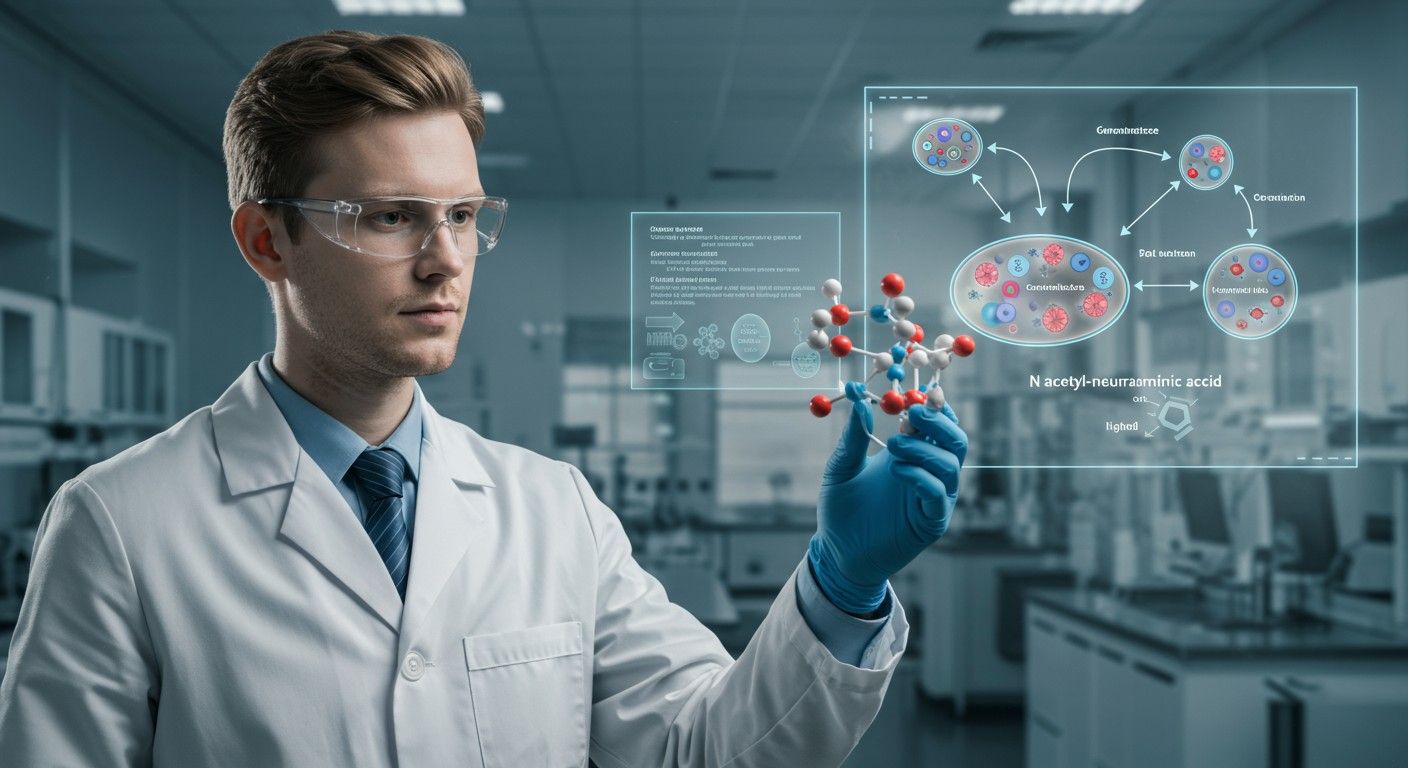 Az N-acetil-neuraminsav kulcsszerepet játszik a sejtkapcsolatokban.