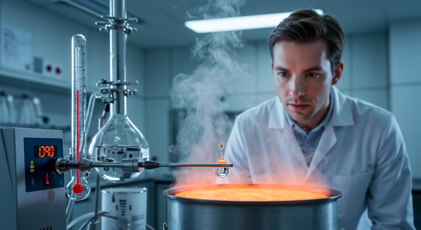 A csepp mérete és hőmérséklete kulcsszerepet játszik.