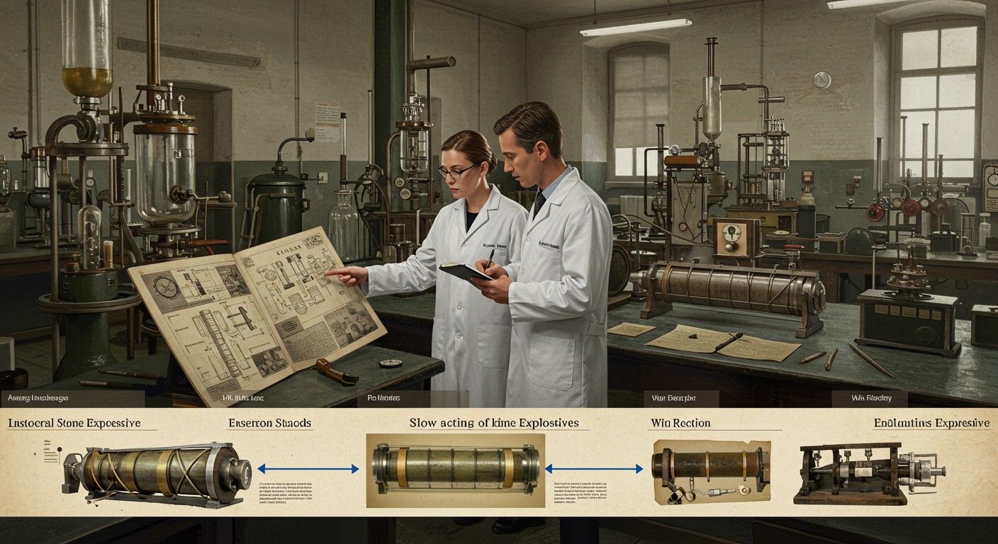 A lassú hatású robbanóanyagok forradalmasították a hadviselést.