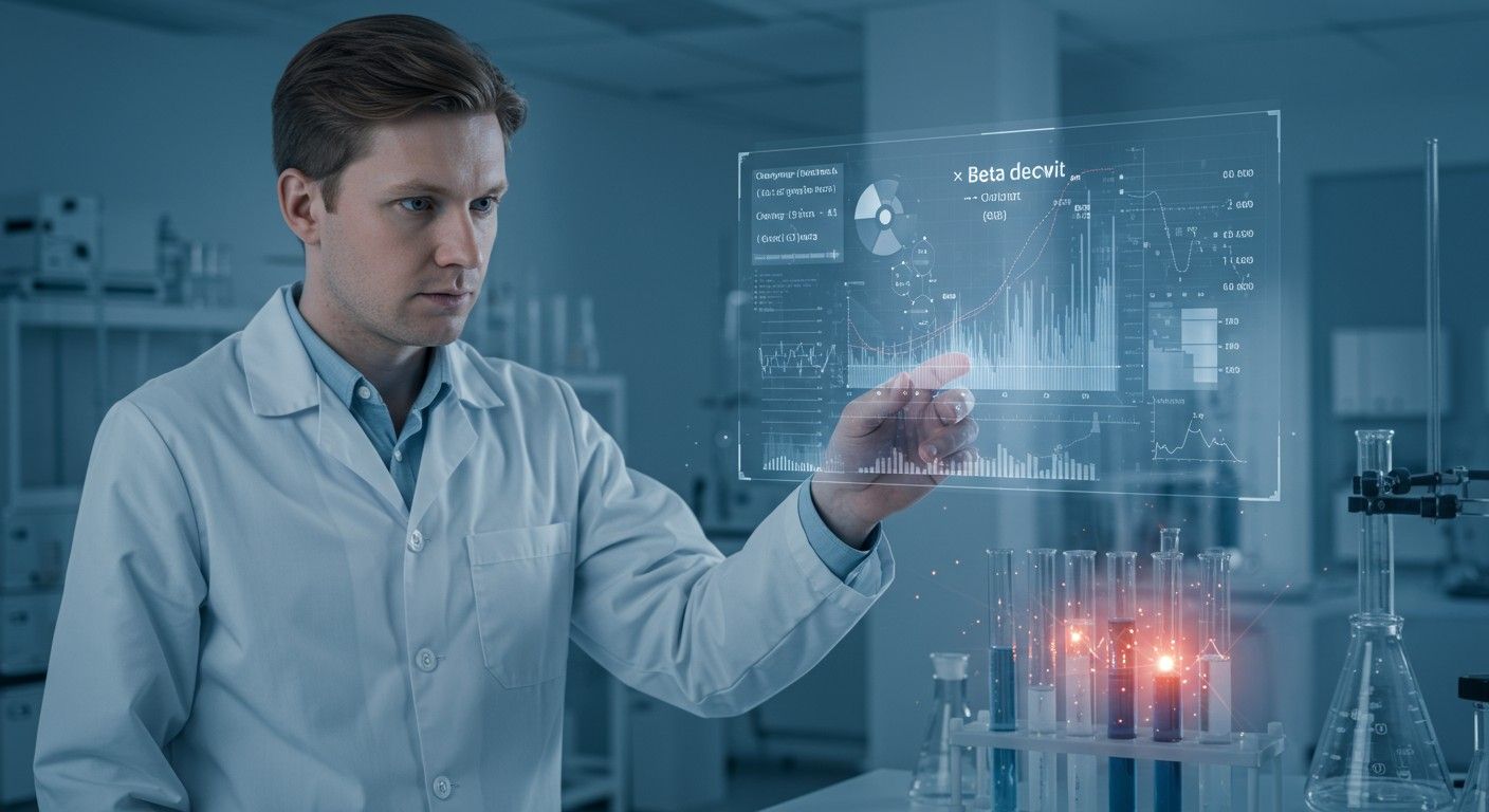 A béta-bomlás detektálása kulcsfontosságú a radioaktív anyagok vizsgálatában.