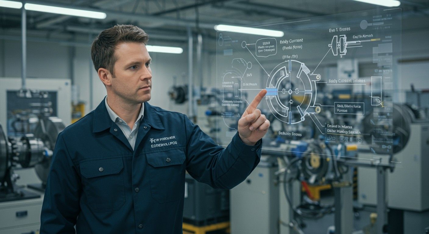 A fékezőerő fő tényezője az örvényáramok intenzitása.