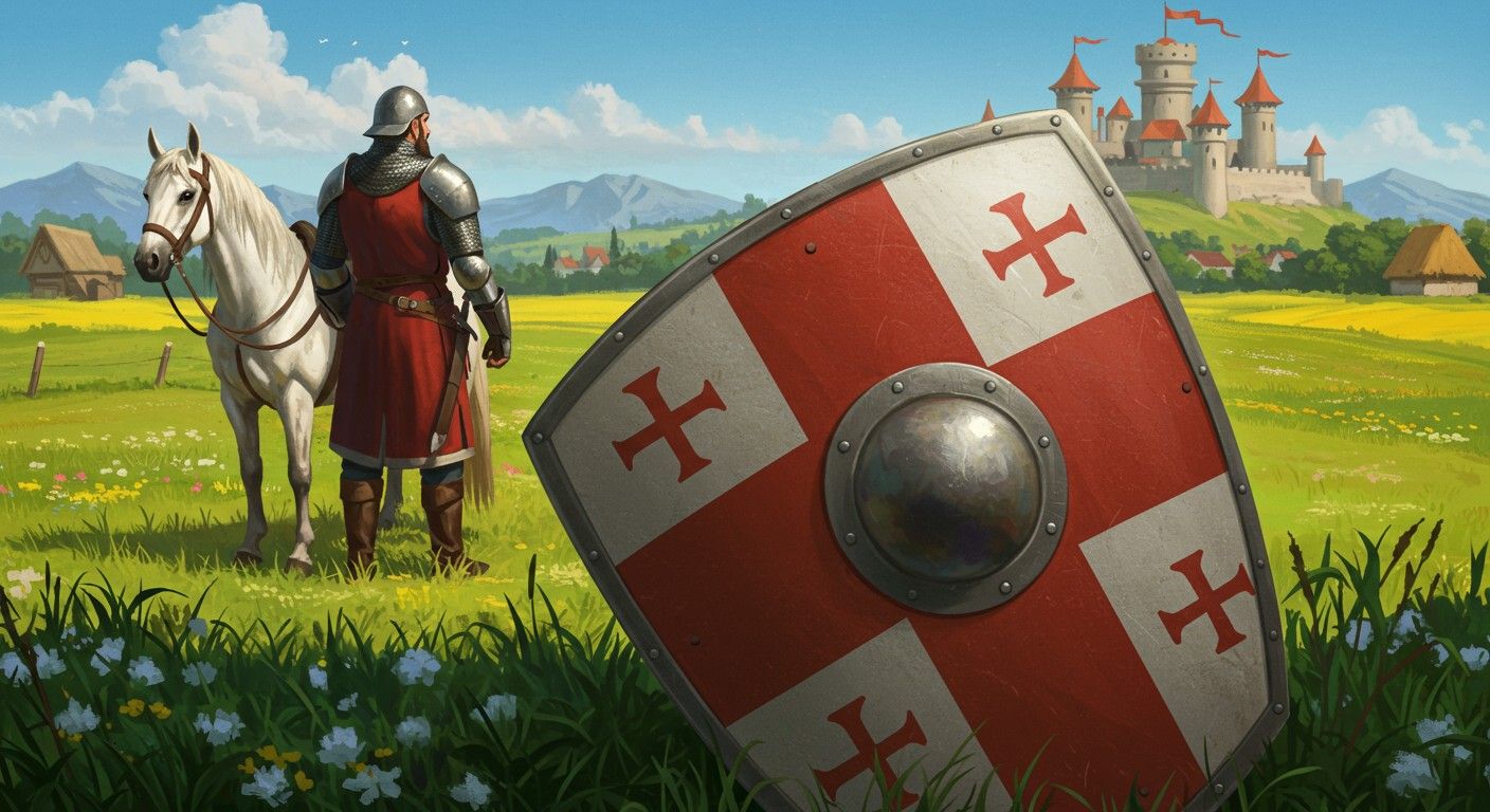 A középkori pajzsok heraldikai jelentősége a lovagok jelképében rejlik.