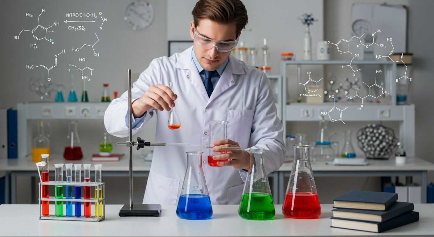 A nitro csoport redukciója aminosavakat képezhet.