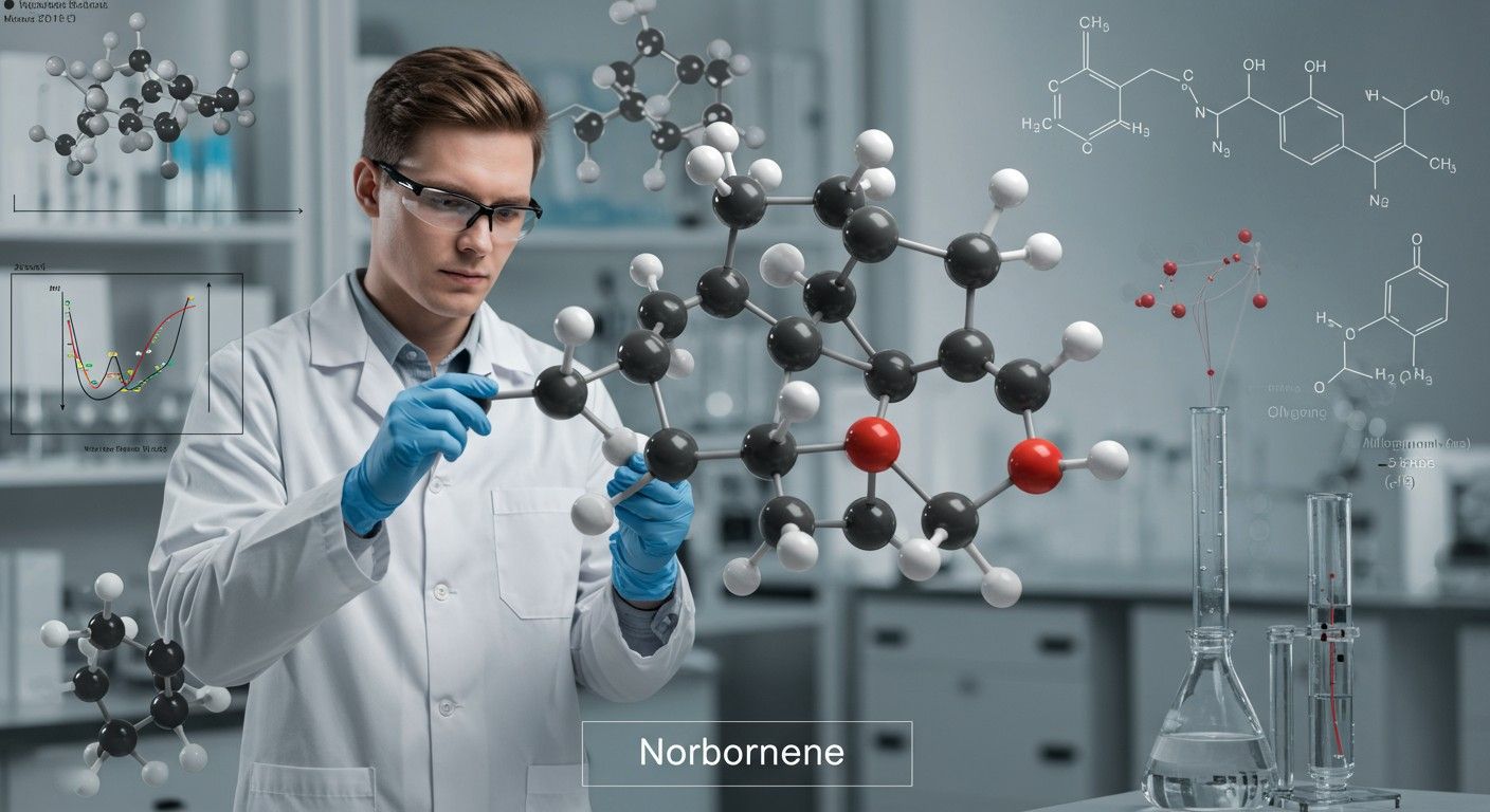 A norbornén magas reaktivitása polimerek előállítására alkalmas.