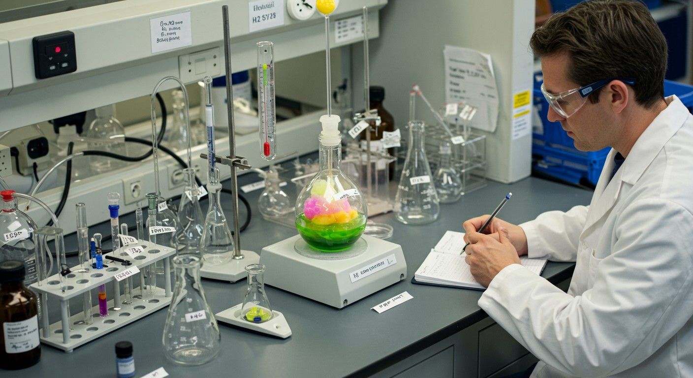 A one-pot szintézis gyorsítja a reakciók közötti lépéseket.