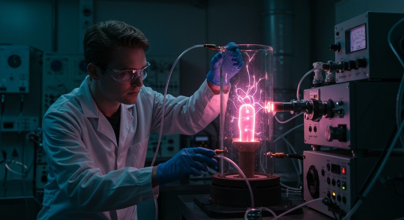 A másodlagos elektronemisszió fokozza a parázsfény hatékonyságát.