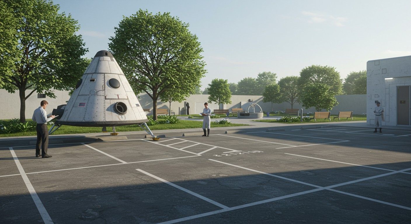 A parkolópálya ideális hely az űrhajók átmeneti megállására.