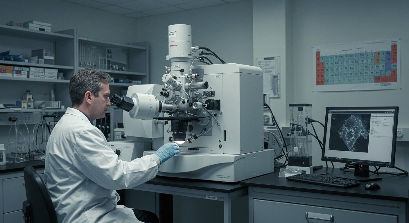 A pásztázó elektronmikroszkóp nanométeres szintű képeket készít.