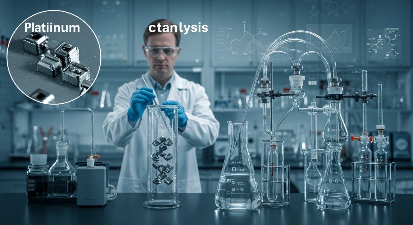 A platinakorom aktivitását a felület és összetétel befolyásolja.