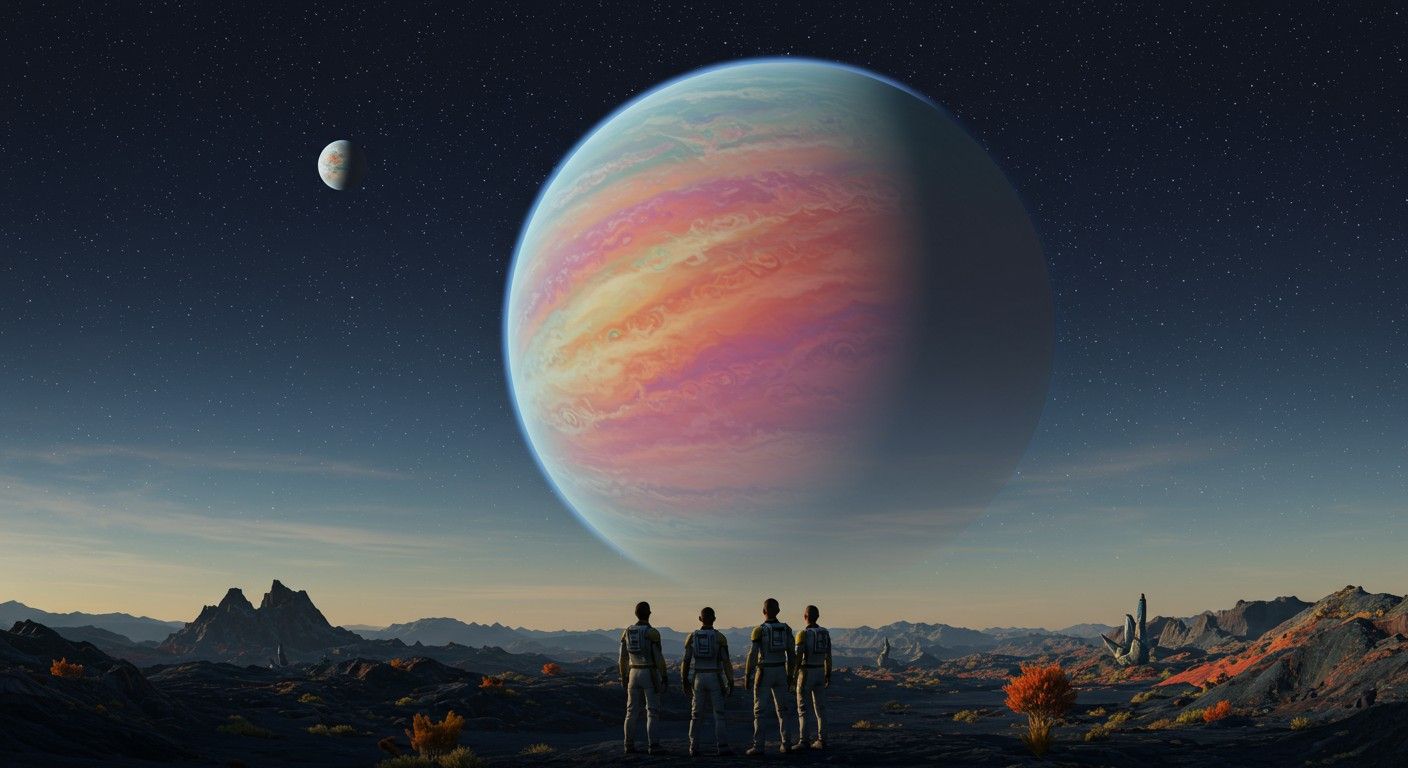 Pollux b, a gázóriás, 1,5-szöröse a Földnek.