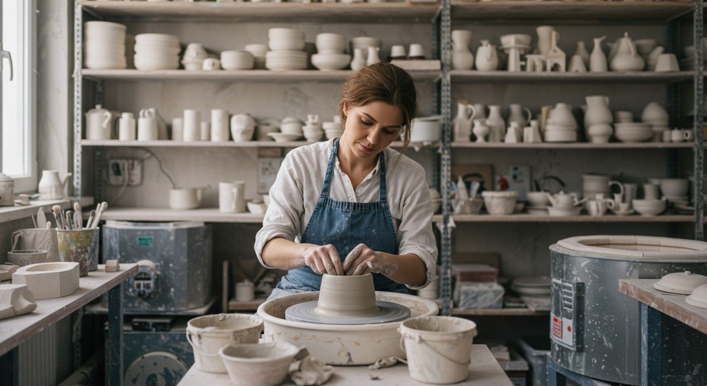 A porcelán gyártásakor fontos a hőmérséklet pontos ellenőrzése.