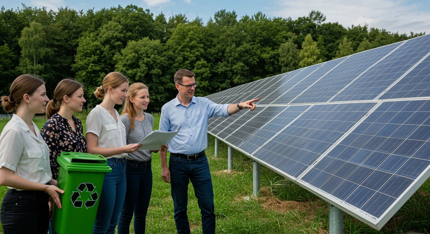 A napelemek újrahasznosítása csökkenti a környezeti terhelést.