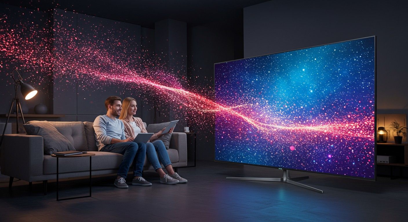 A Quantum Dot technológia élénkebb színeket és jobb kontrasztot kínál.