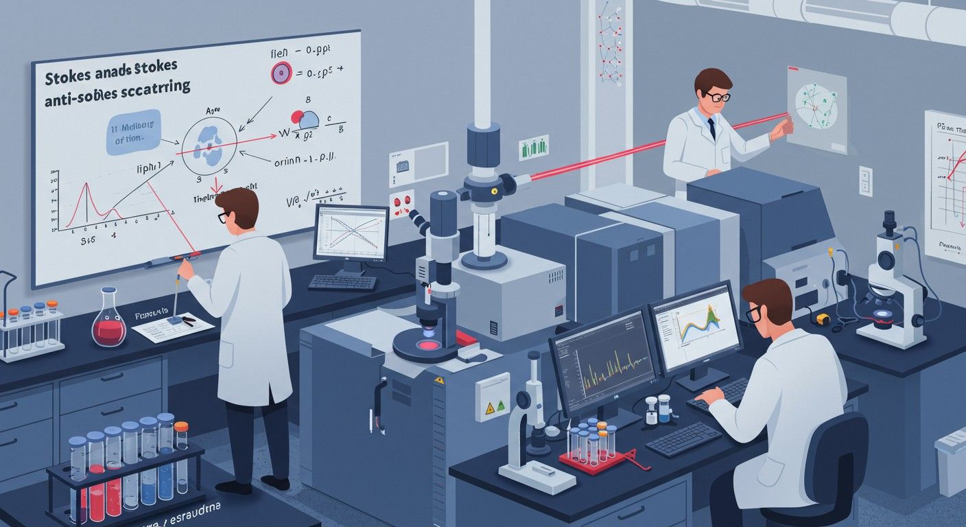 A Stokes szóródás energiát nyer, míg az anti-Stokes veszít.