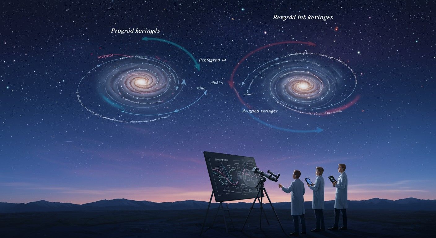 A retrográd keringés a bolygók mozgásának különleges típusa.