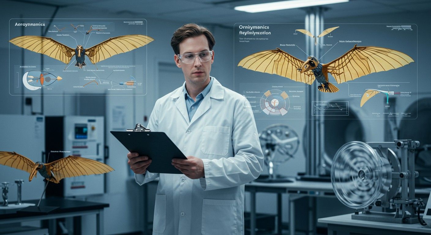 A szárnycsapásos repülés a természet ihletése.