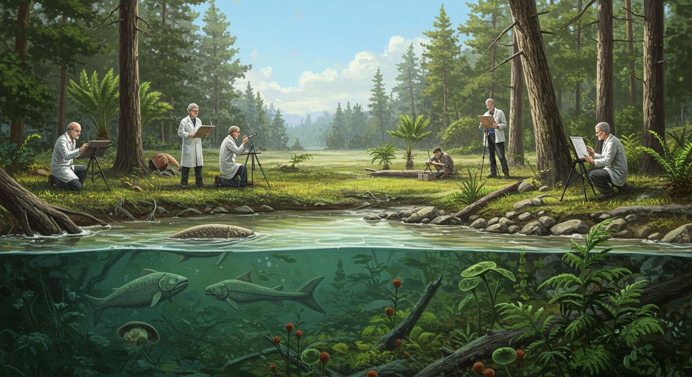 A szilúr korszakban a földi növények kezdték elterjedni.