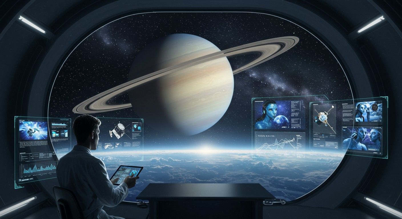A Voyager-űrszondák felfedezései újraértelmezték Pandora felszínét.