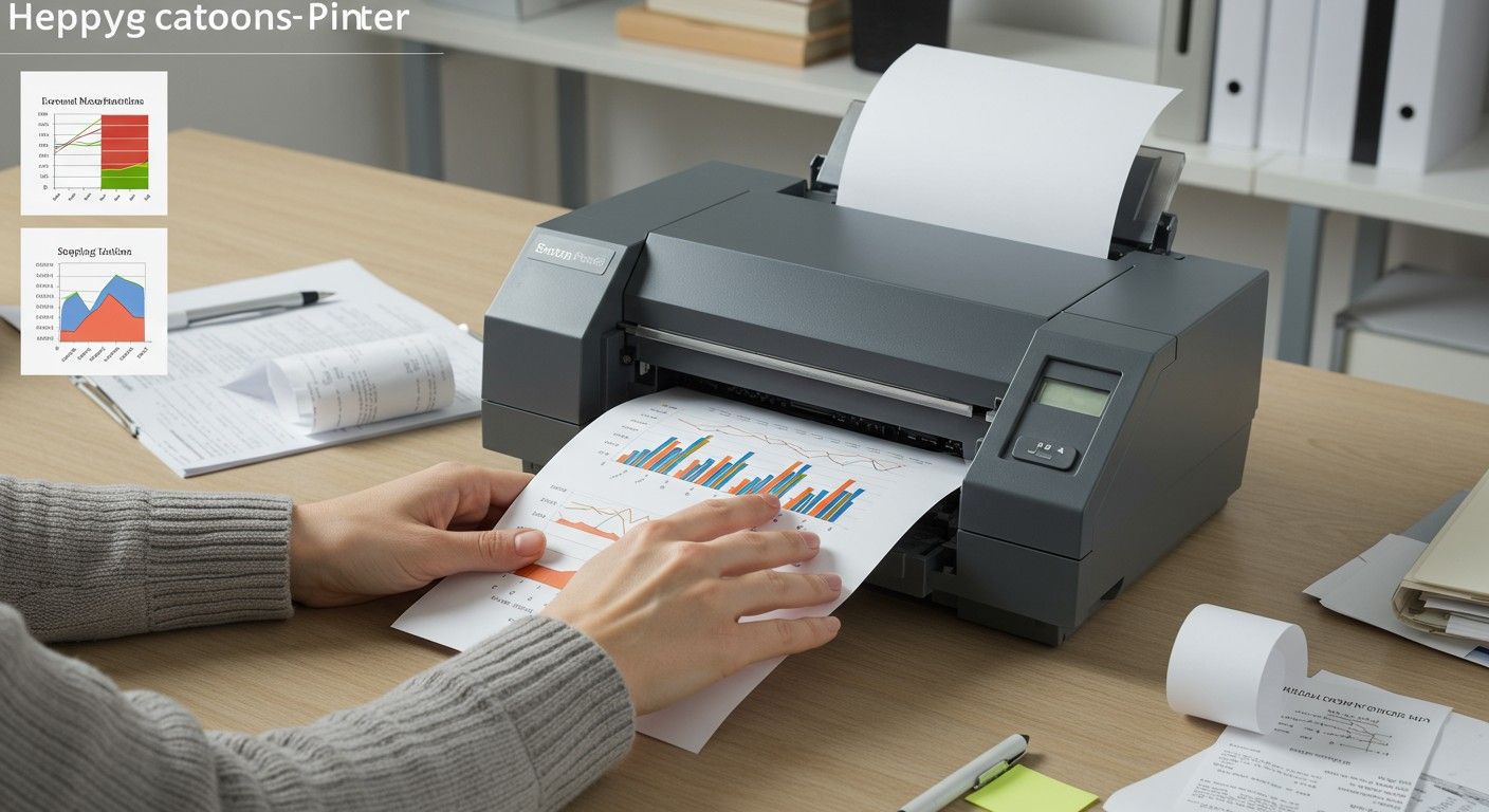 A pontmátrix-nyomtatók gyakran használatosak bizonylatok és címkék nyomtatására.