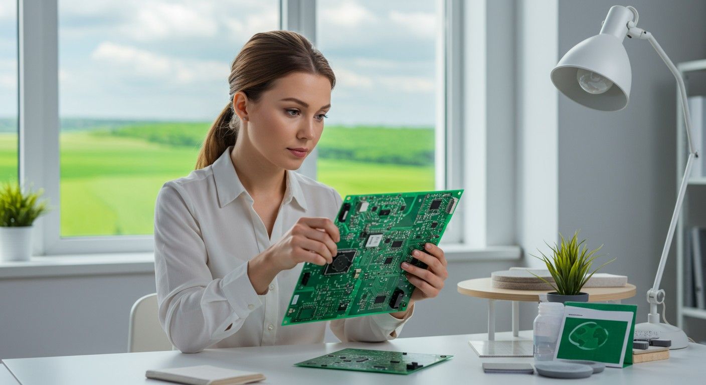 Az alternatív anyagok csökkenthetik a PCB-k környezeti hatását.