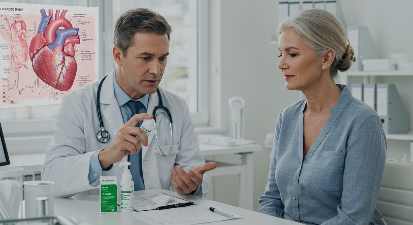 Az angina pectoris kezelésében a nitromint gyorsan hat.