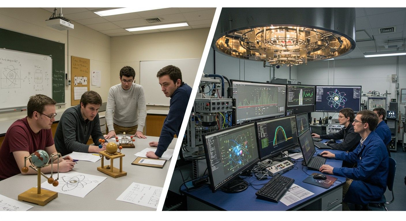 Az atomok mozgása alapvető szerepet játszik a kvantummechanikában.