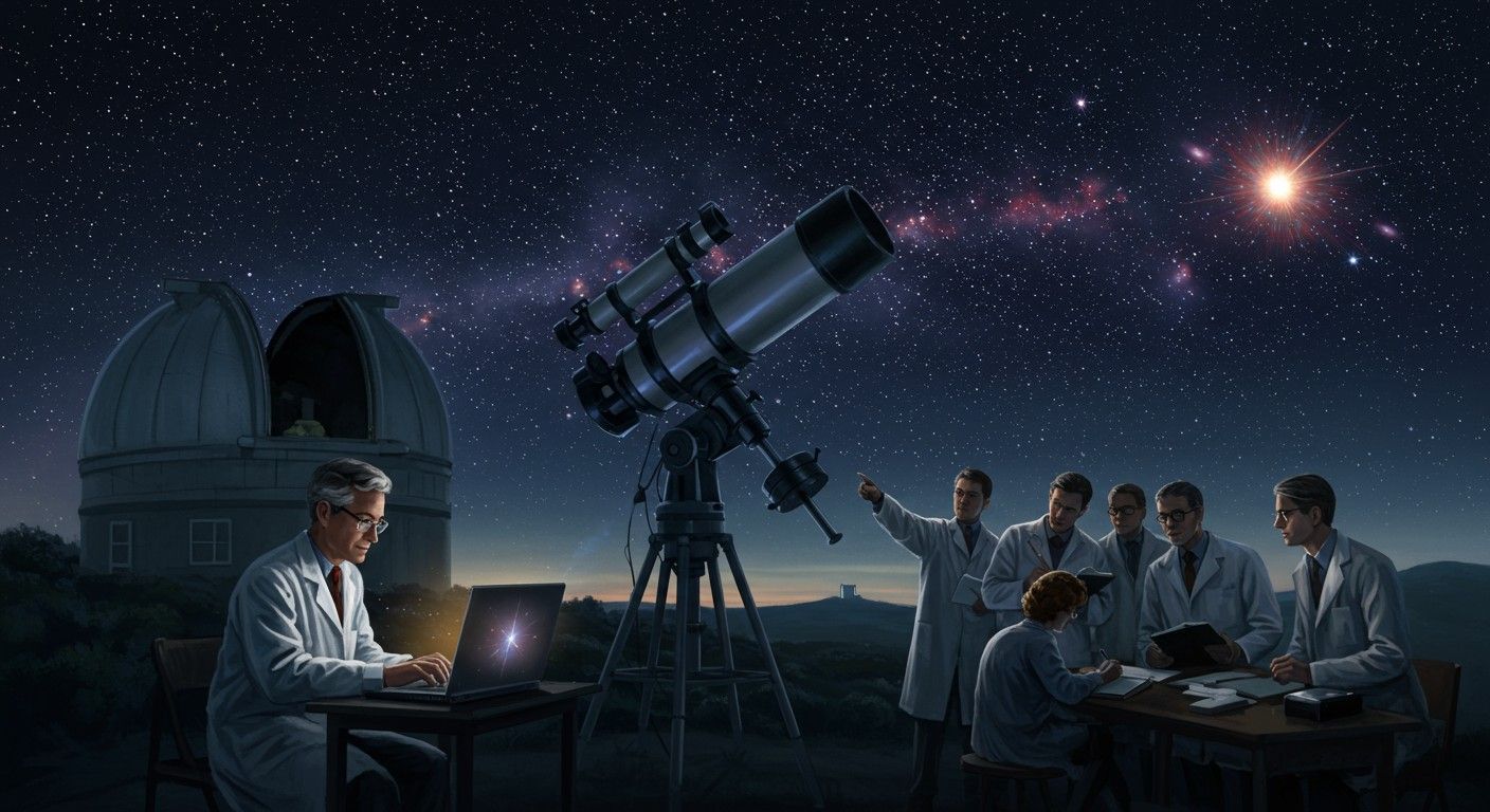 Ia típusú szupernóvák távolságmérésre szolgálnak a kozmoszban.