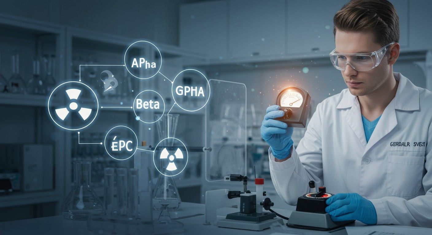 Az ionizáló sugárzás több típusa különböző anyagokkal kölcsönhat.