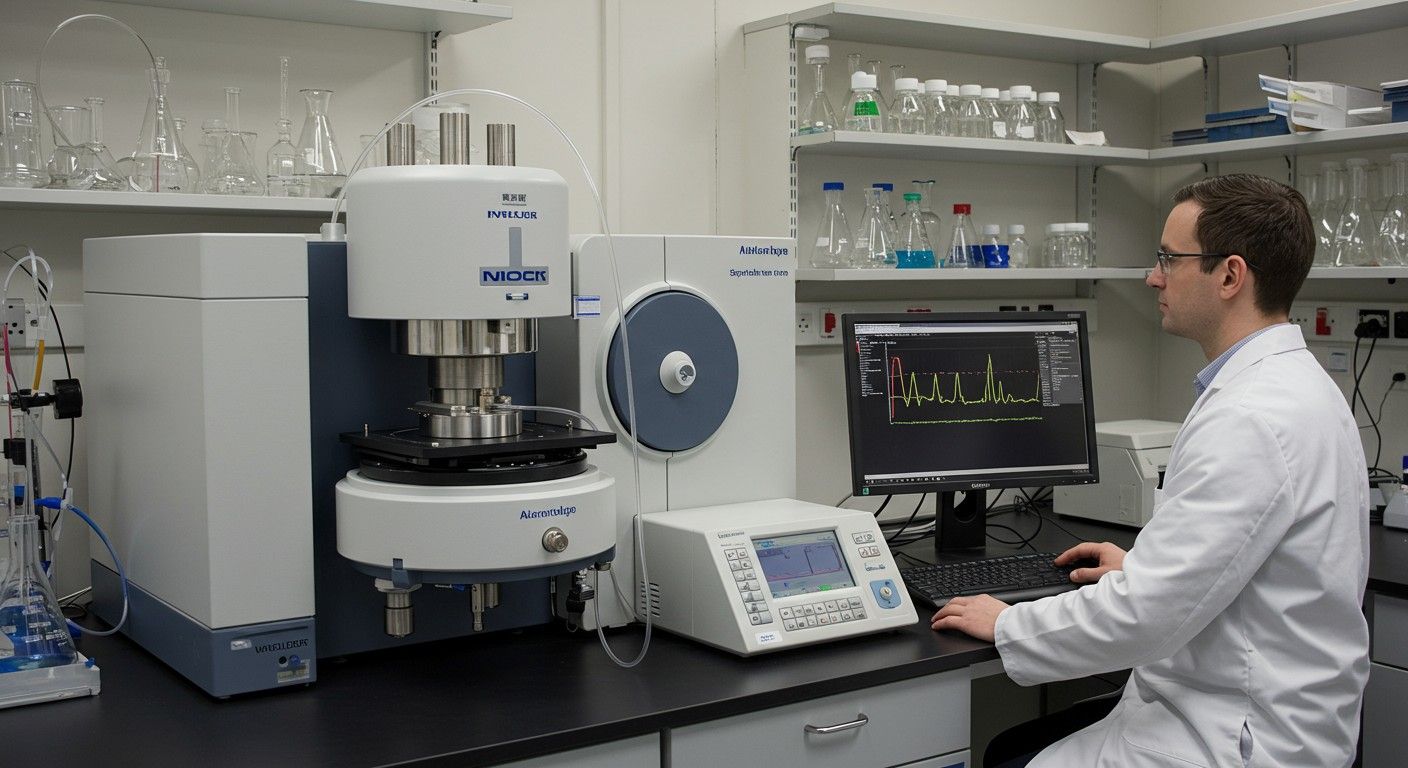 Az NMR spektrométer mágneses mezővel és rádiófrekvenciás jelekkel működik.