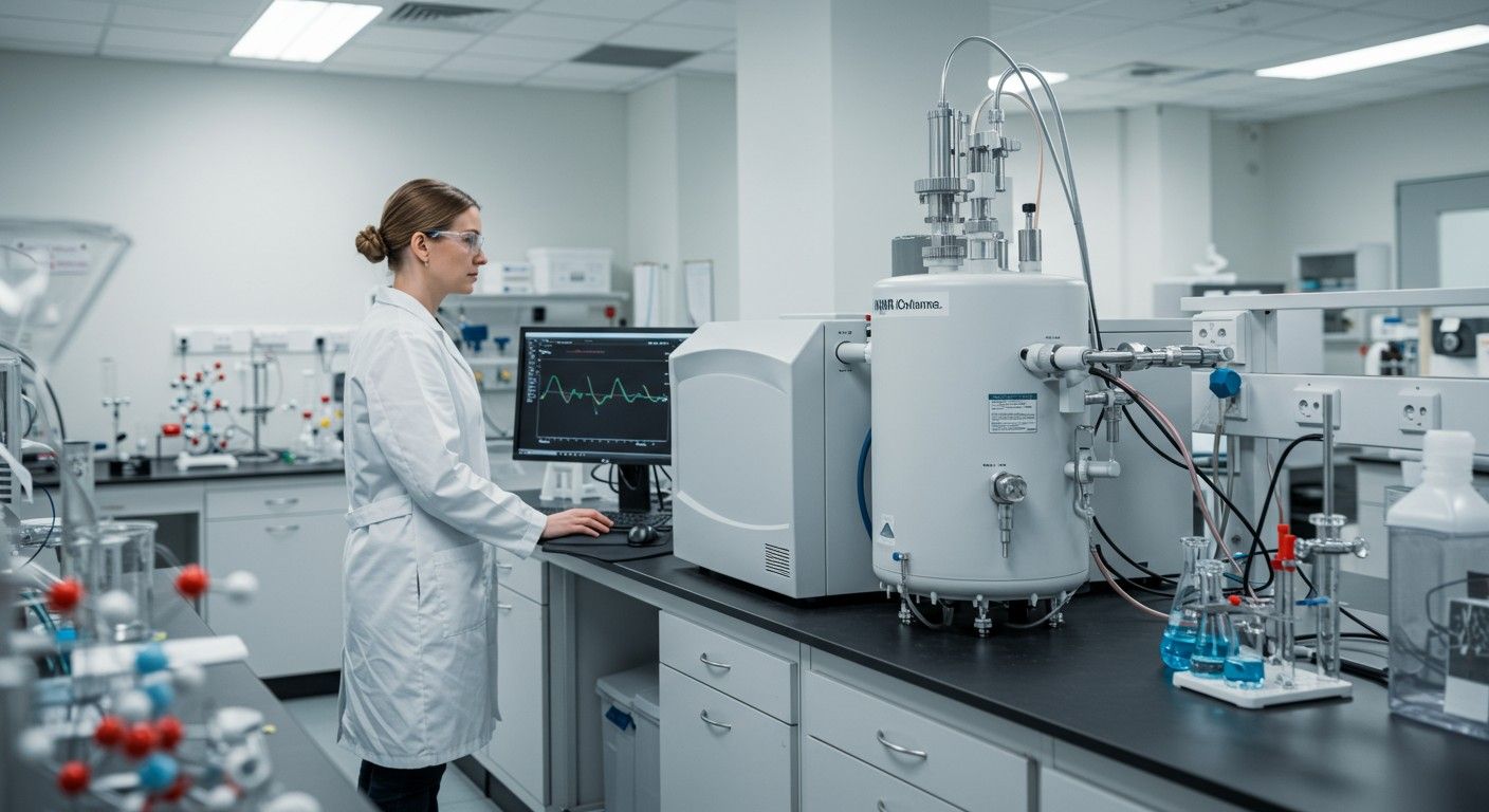 Az NMR spektroszkópia segít a molekulák struktúrájának meghatározásában.