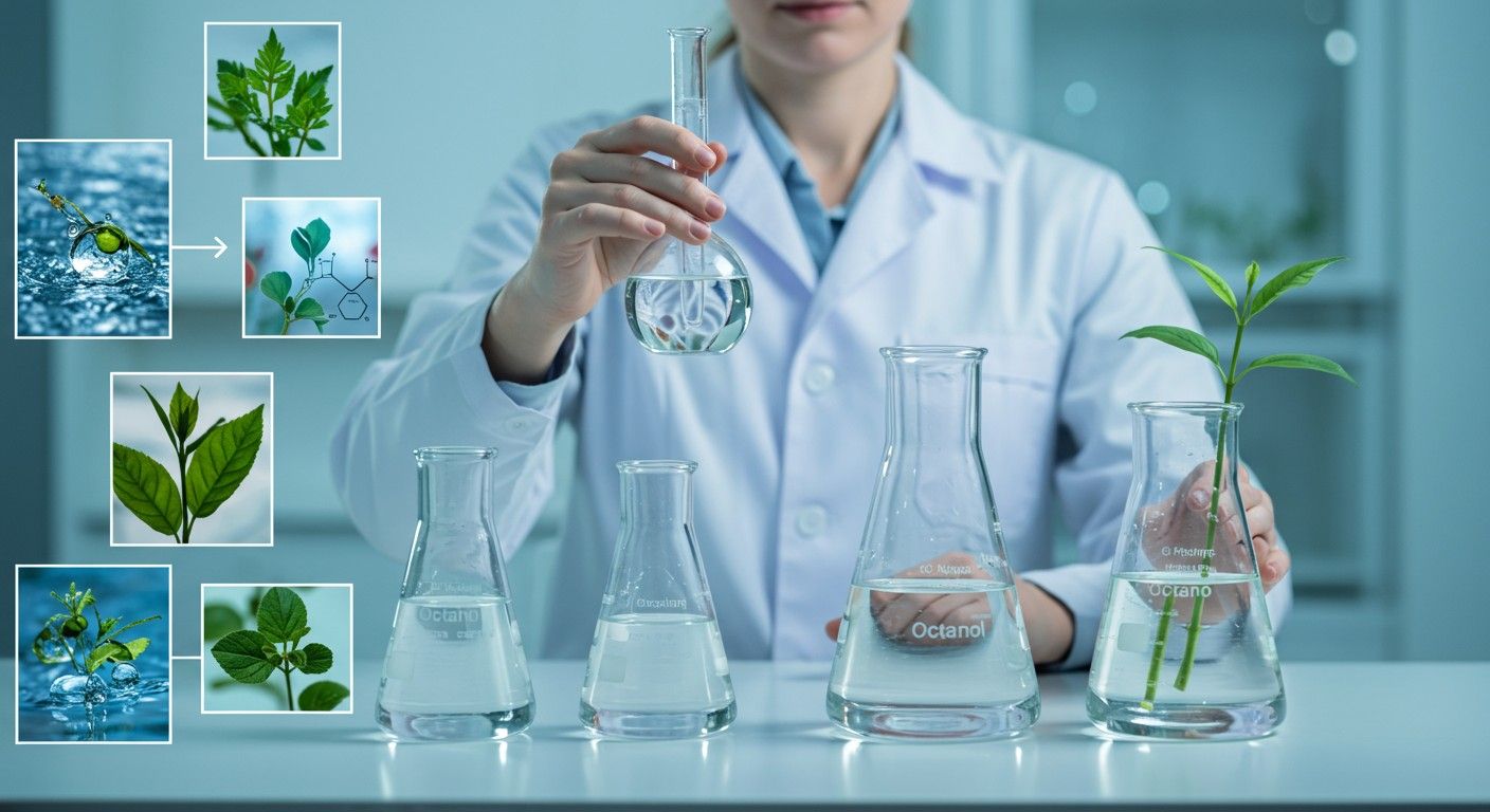 Az oktanol-víz megoszlási hányados előrejelzi a szennyezők viselkedését.