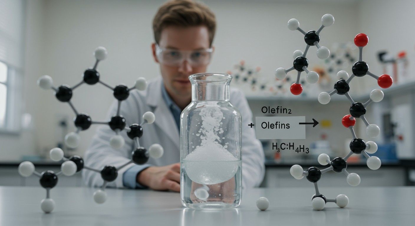 Az olefinek kettős kötései reagálnak addíciós reakciókban.