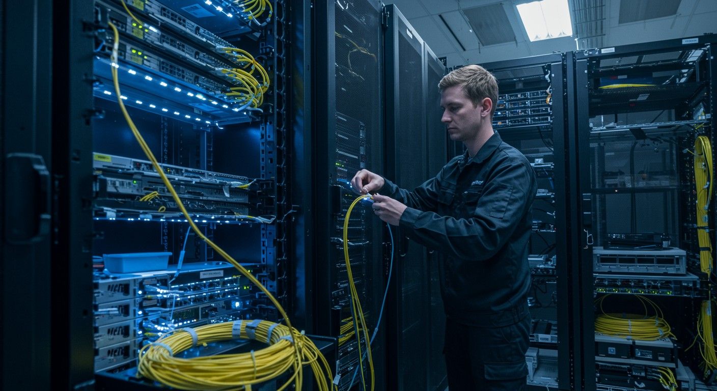 Az optikai kábelek elengedhetetlenek a gyors internethez.