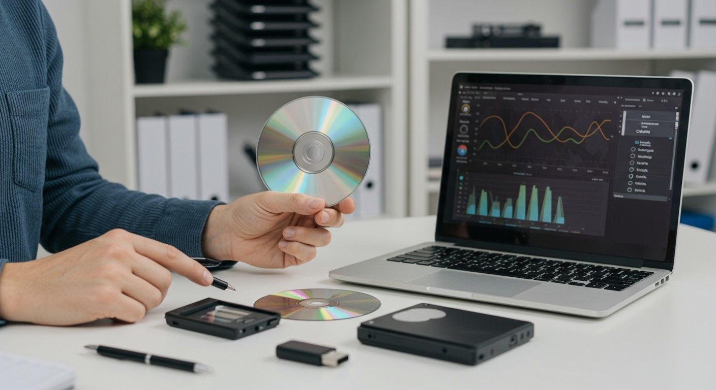 Az optikai tárolók hosszú távú adatmegőrzést biztosítanak.