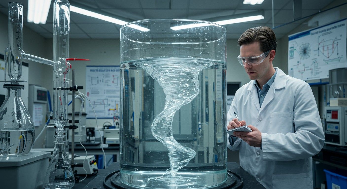 Az örvények modellezése segíti a vízmozgások megértését.