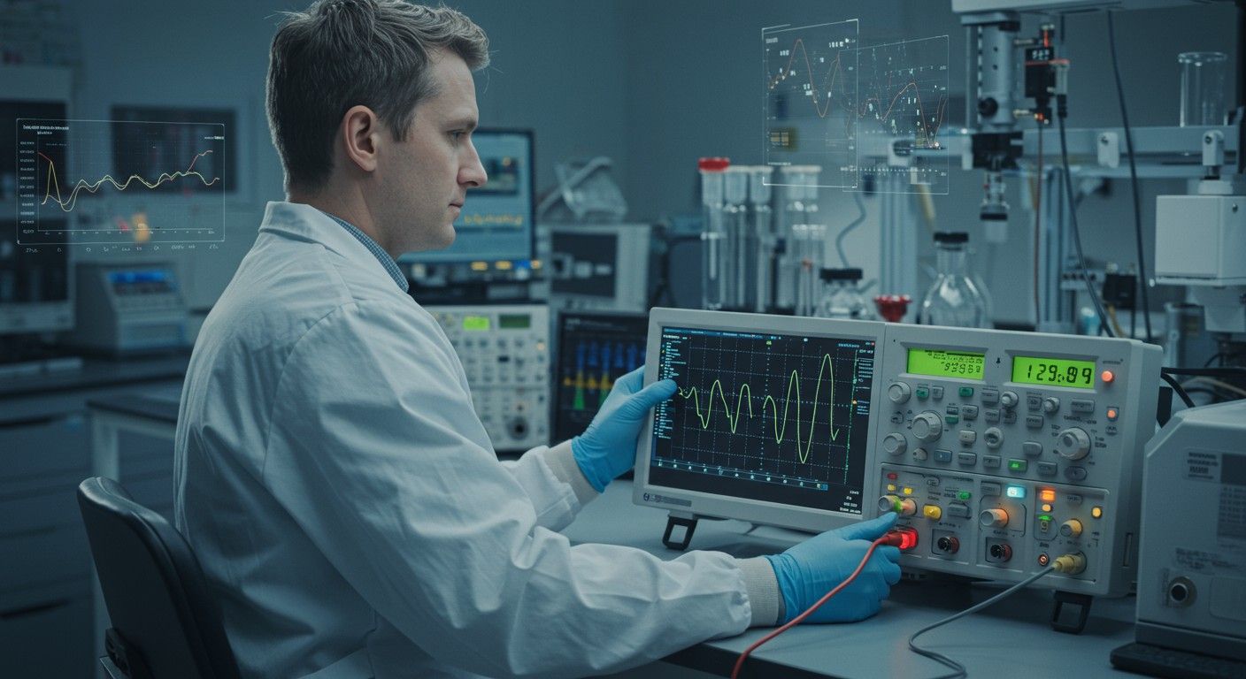 Az oszcillációk precíz mérése kulcsfontosságú a technológiában.