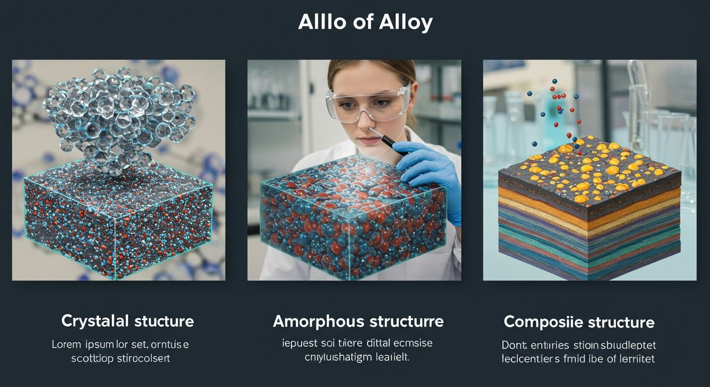 Az ötvözetek belső szerkezete befolyásolja fizikai tulajdonságaikat.